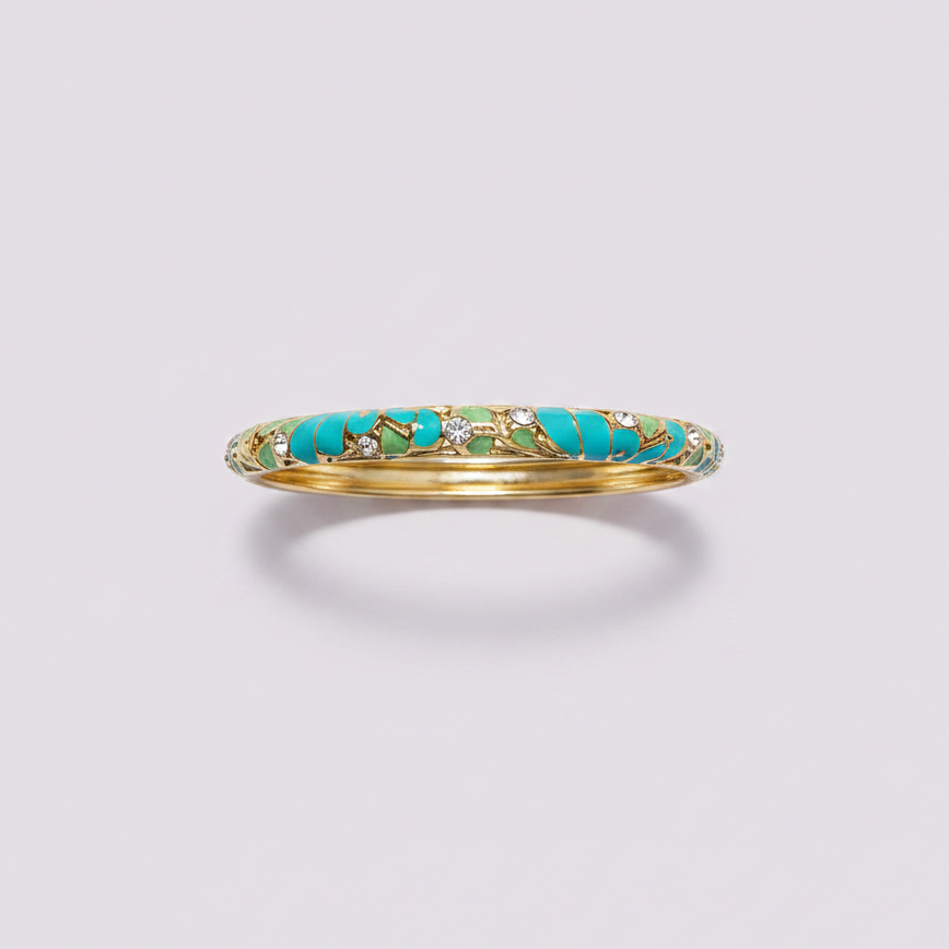 Jonc Thaïlandais Turquoise/Vert