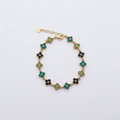 Bracelet Trèfles vert