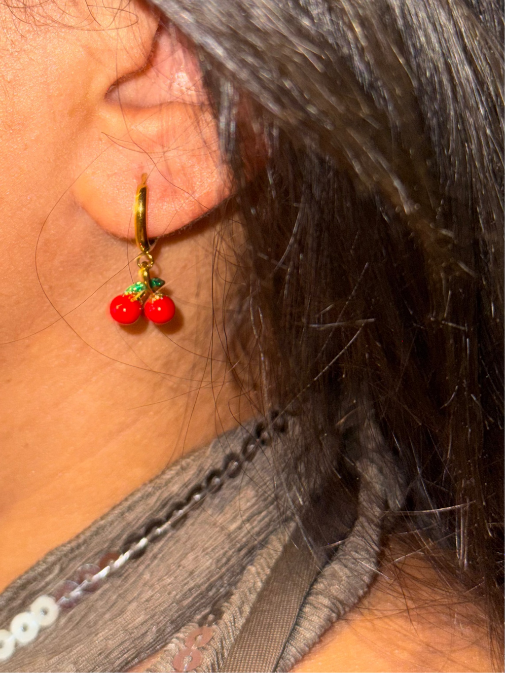 Boucles d'oreilles Cerises
