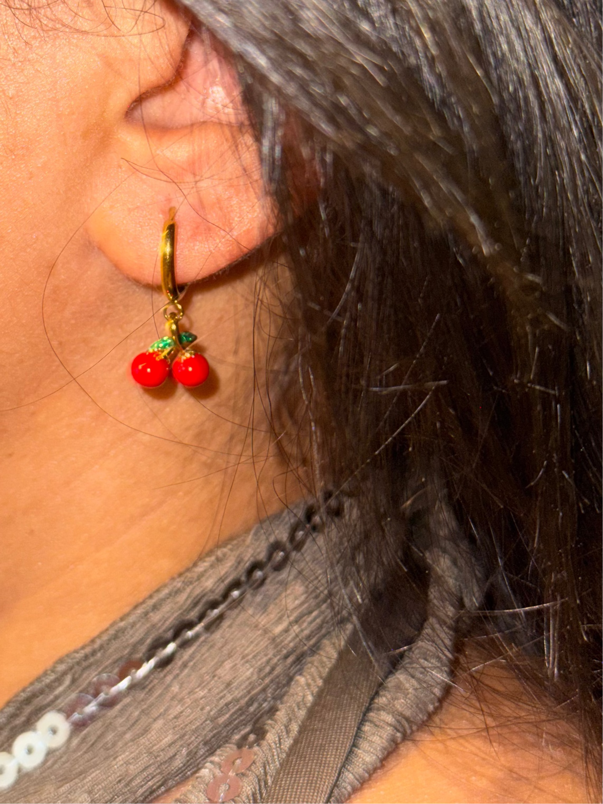 Boucles d'oreilles Cerises