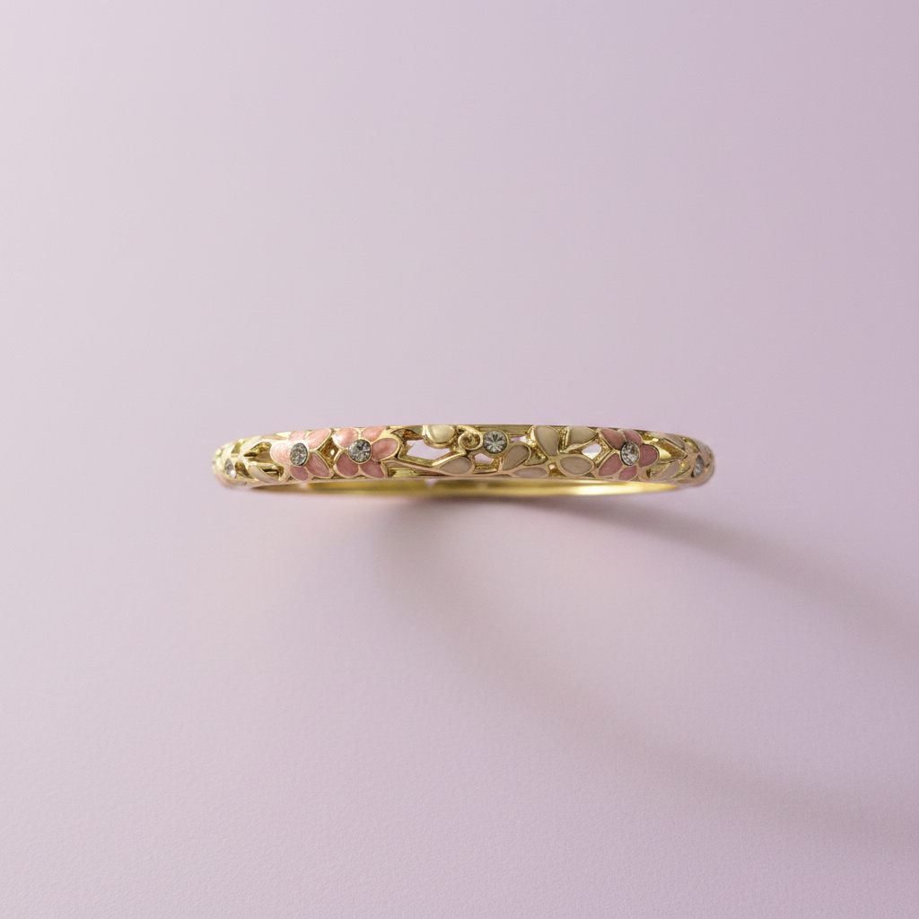 Jonc Thaïlandais Rose/Doré