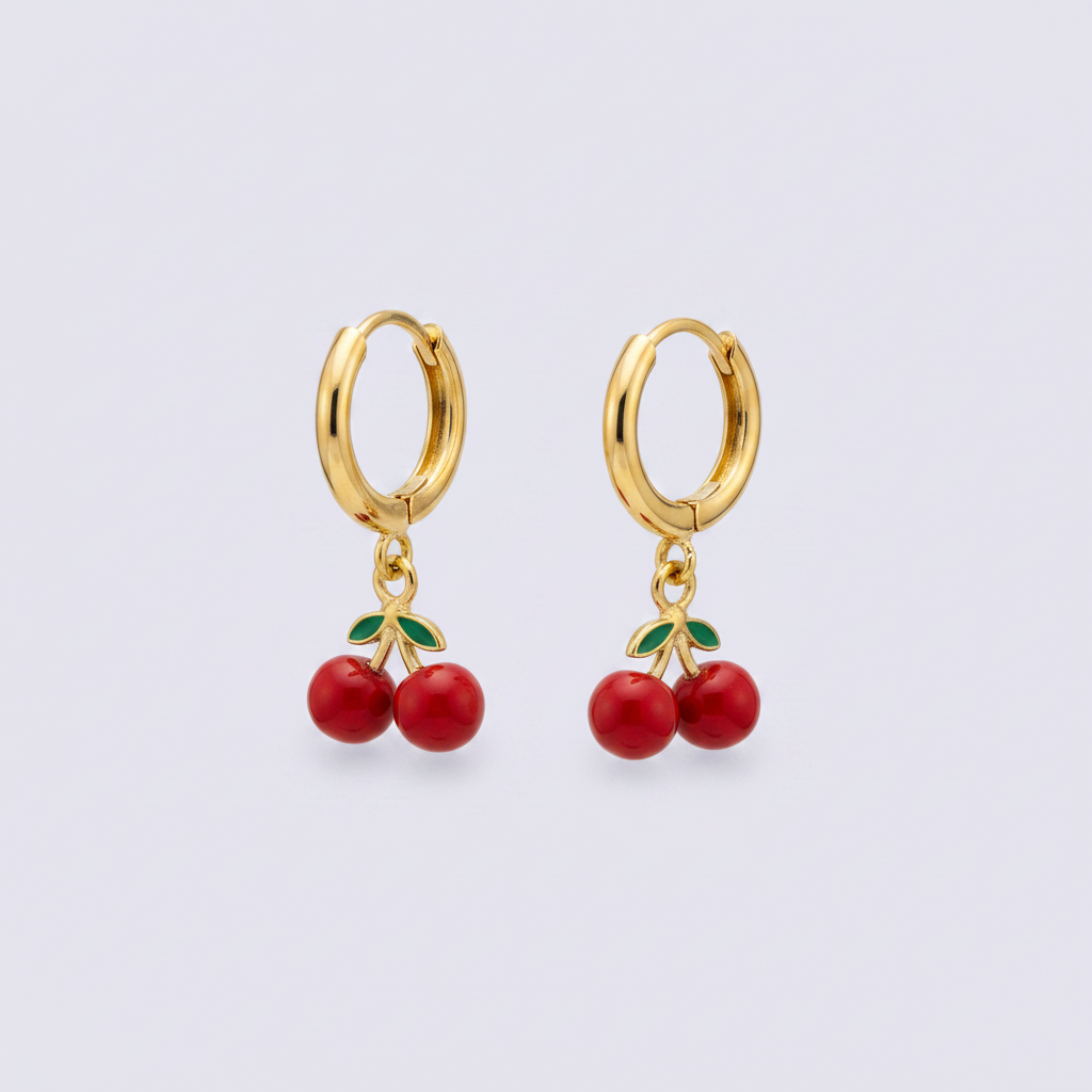 Boucles d'oreilles Cerises