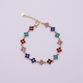 Bracelet Trèfles Multicolore