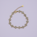 Bracelet Trèfles Cristaux